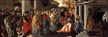  sand Canvas - Adoration Of The magi Sandro Botticelli